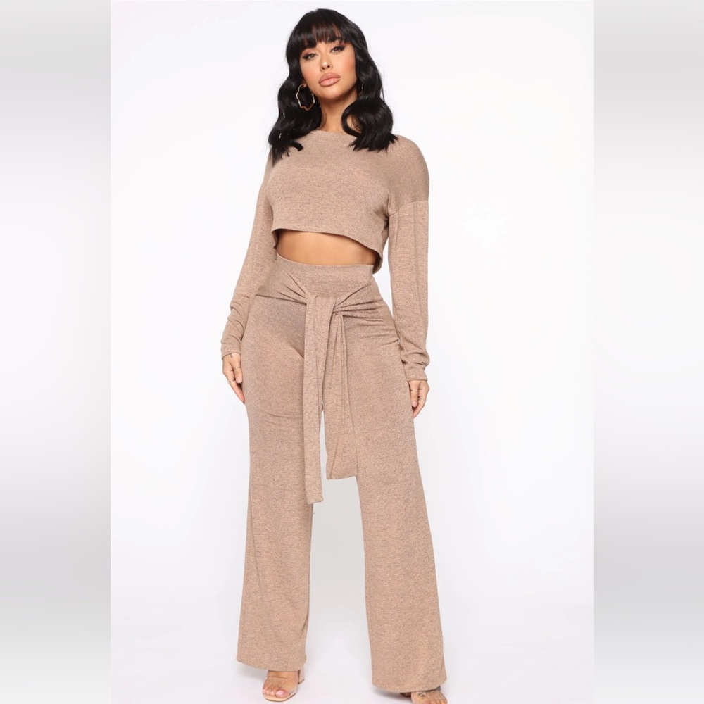 Taupe Pants Set